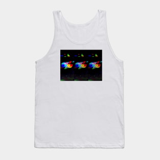 Glitch Saturn Tank Top